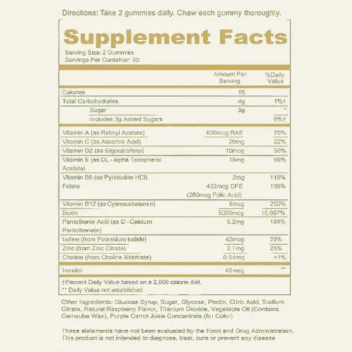 Hair, Skin & Nails Growth Gummies